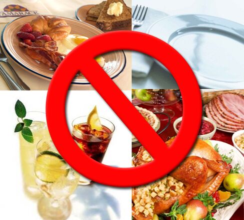 alimentos prohibidos para la gastritis