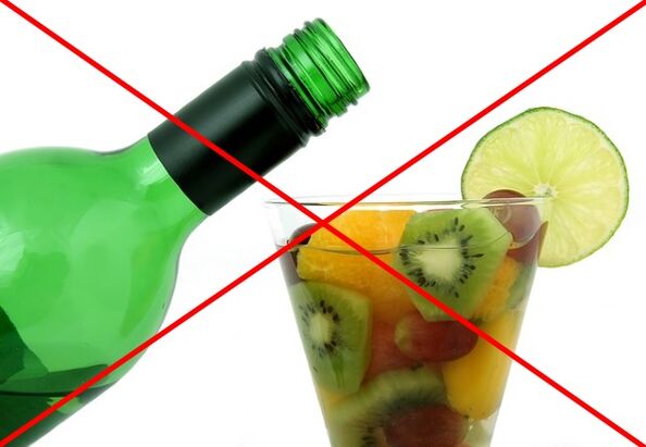 Al seguir una dieta perezosa, no se recomienda beber alcohol. 